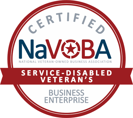 NaVOBA Certified Service-Disabled Veteran's Business Enterprise seal